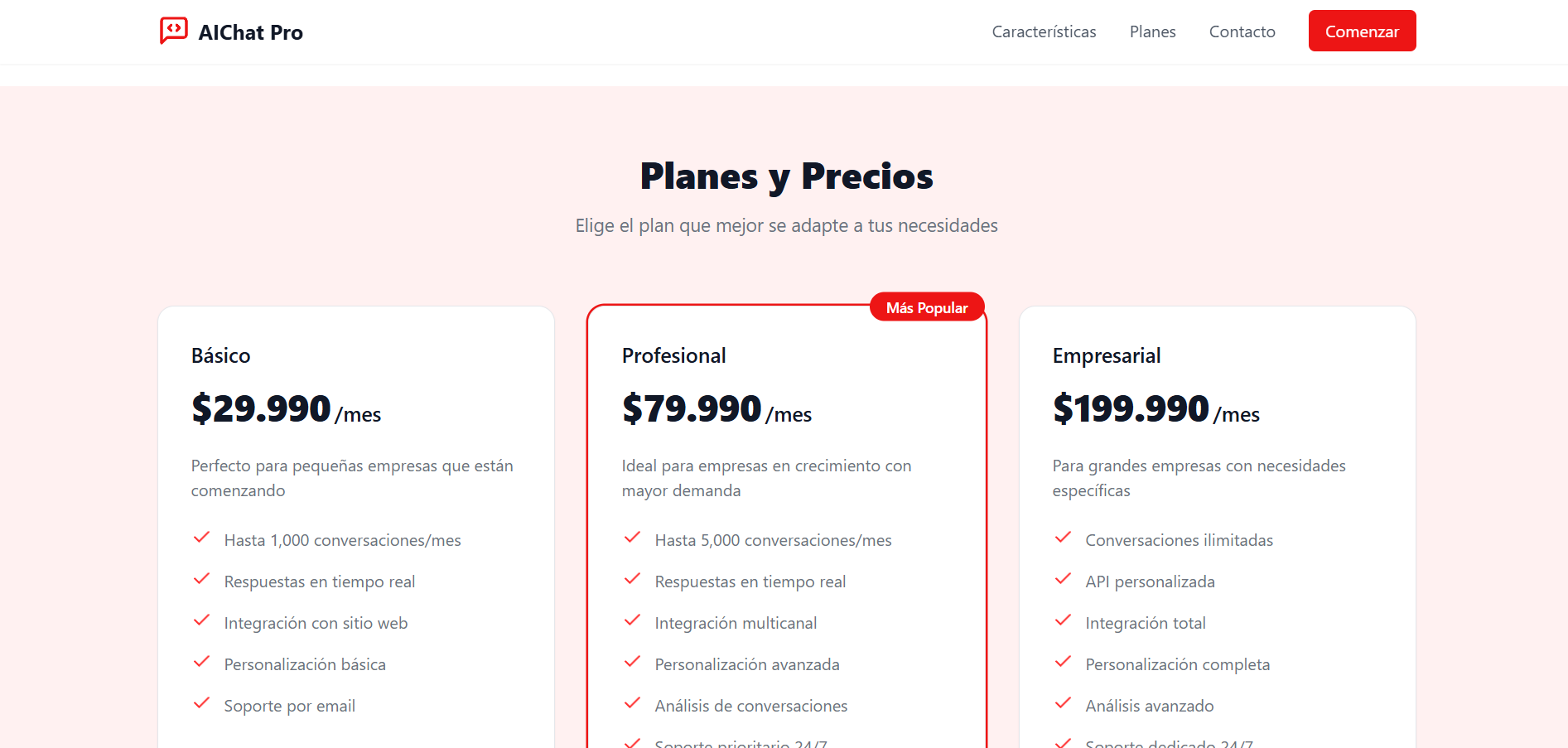 Panel de administración